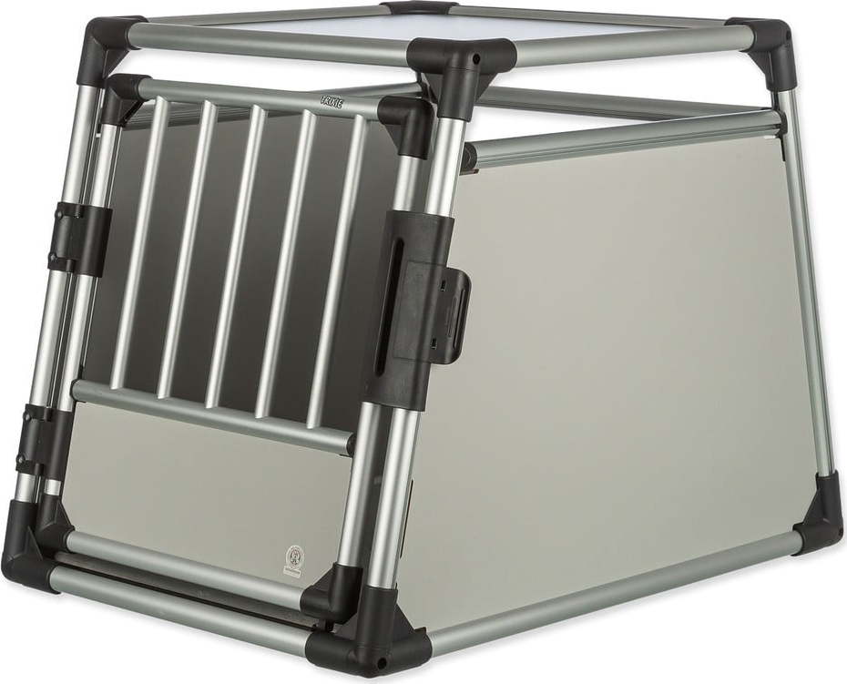 Přepravka pro domácího mazlíčka ve stříbrné barvě 62x55 cm Trixie M – Plaček Pet Products Plaček Pet Products