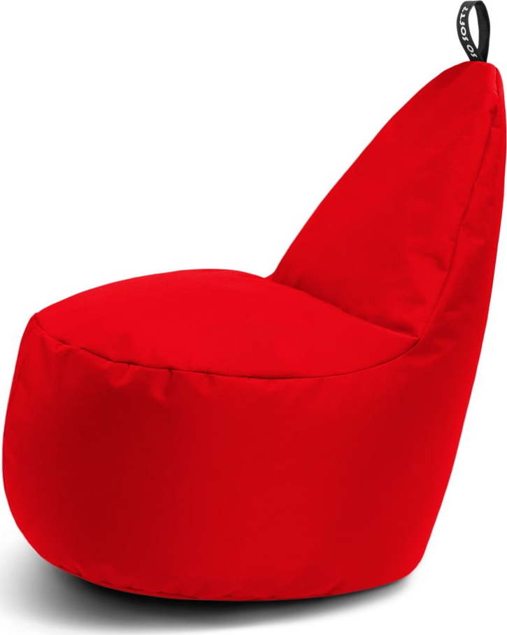 Červený sedací vak Lull XL – So Soft? So Soft?