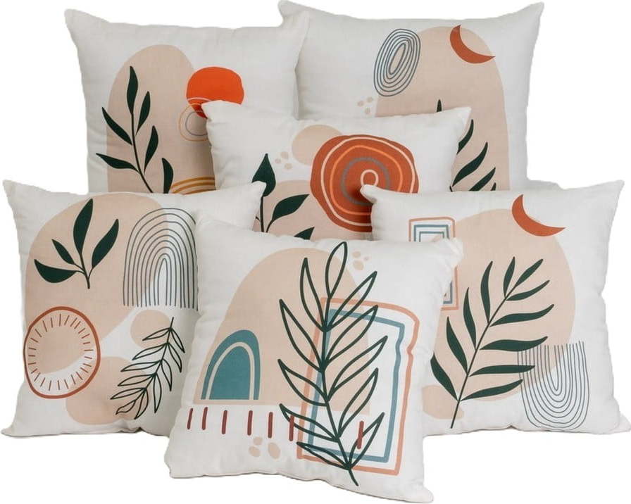 Dekorační polštáře v sadě 6 ks 45x45 cm – Casa Selección Casa Selección