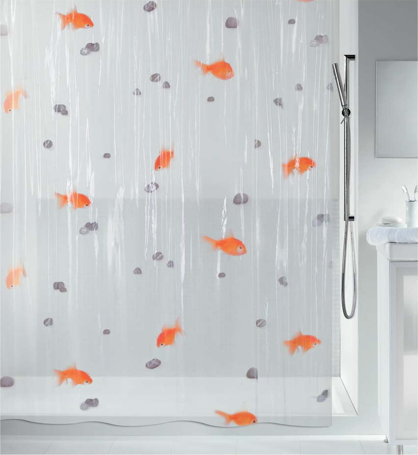 Sprchový závěs 180x200 cm Goldfish – Spirella SPIRELLA