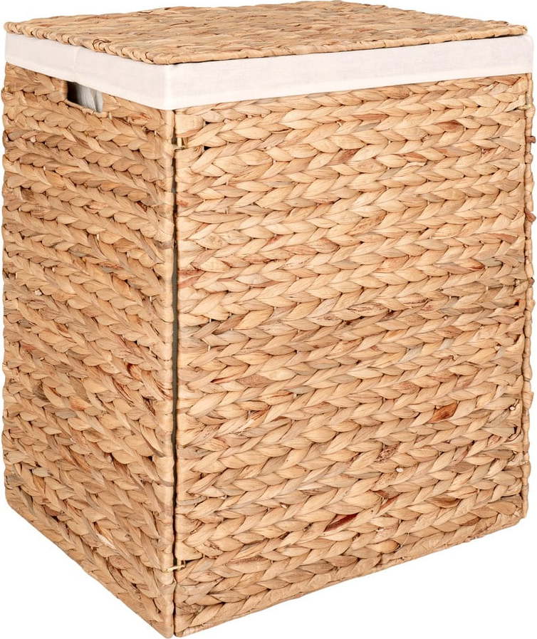 Koš na prádlo z vodního hyacintu v přírodní barvě Passo – House Nordic House Nordic