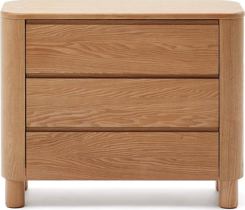 Komoda v dekoru jasanu v přírodní barvě 120x80x40 cm Salaya – Kave Home Kave Home