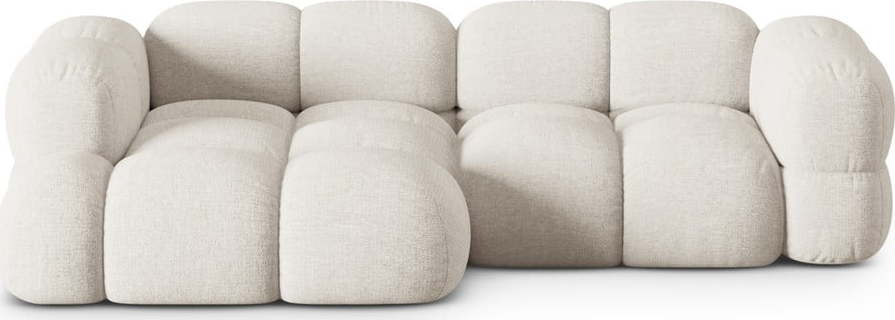 Béžová rohová pohovka (levý roh/s lenoškou) Loretto – Cosmopolitan Design Cosmopolitan design