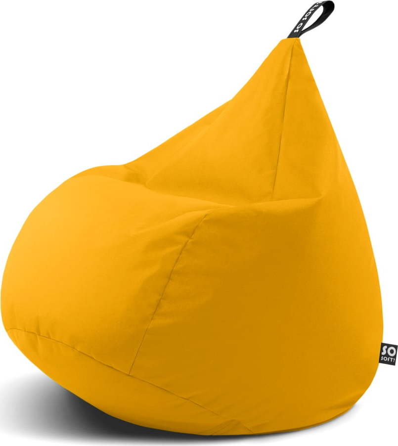 Žlutý sedací vak Drop XL – So Soft? So Soft?