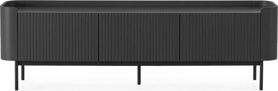 Černý TV stolek 180x55x40 cm Willa – MOME Mome