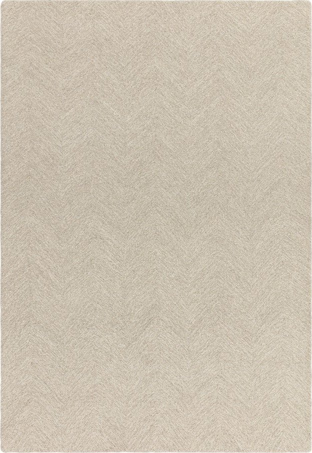 Krémový ručně tkaný koberec s příměsí vlny 160x230 cm Theodore Chevron – Asiatic Carpets Asiatic Carpets