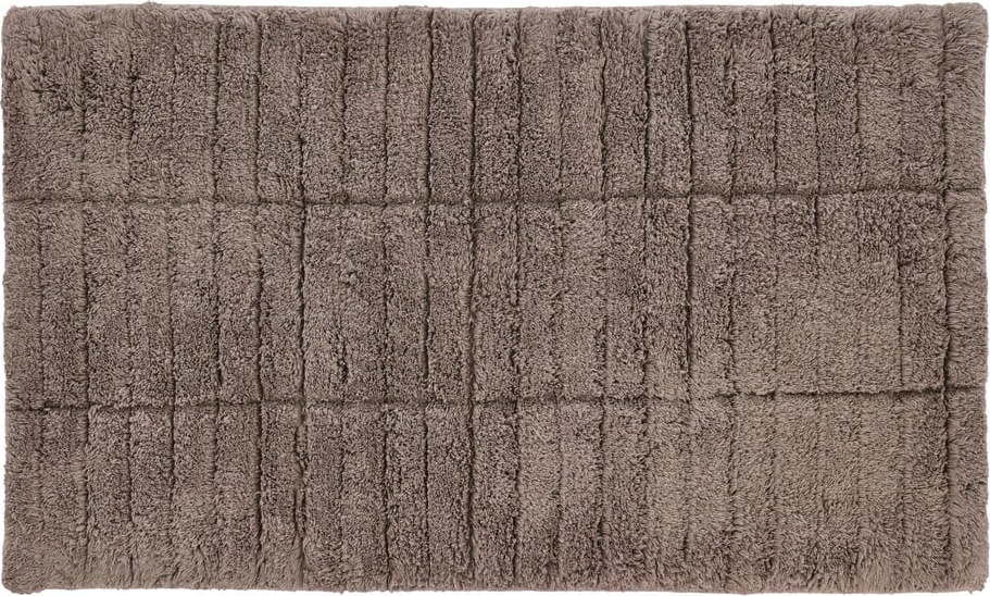 Taupe koupelnová předložka 50x80 cm Tiles – Zone Zone