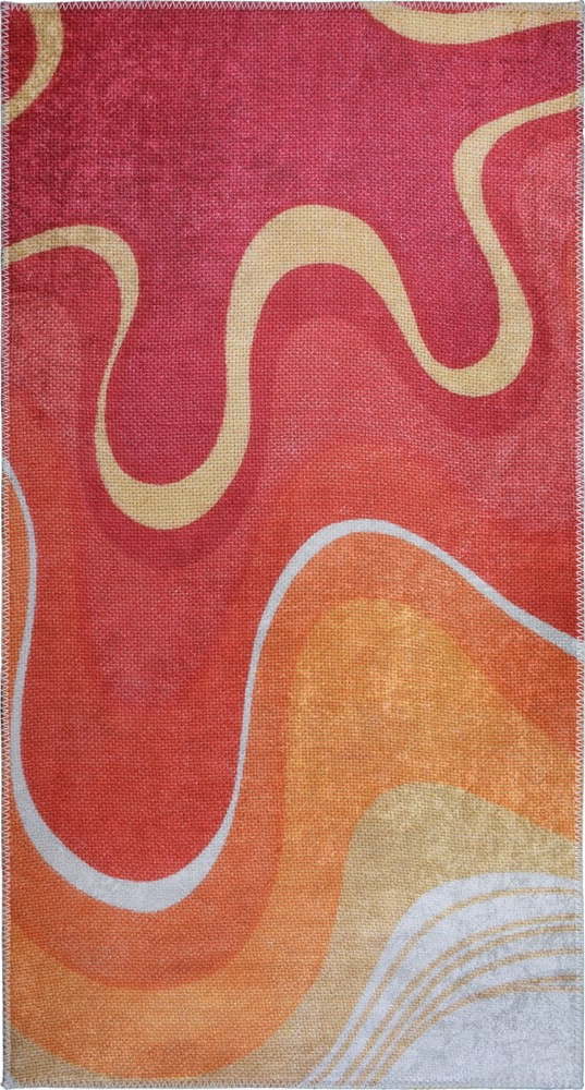 Červený/oranžový pratelný běhoun 80x200 cm Colors of Joy – Vitaus Vitaus