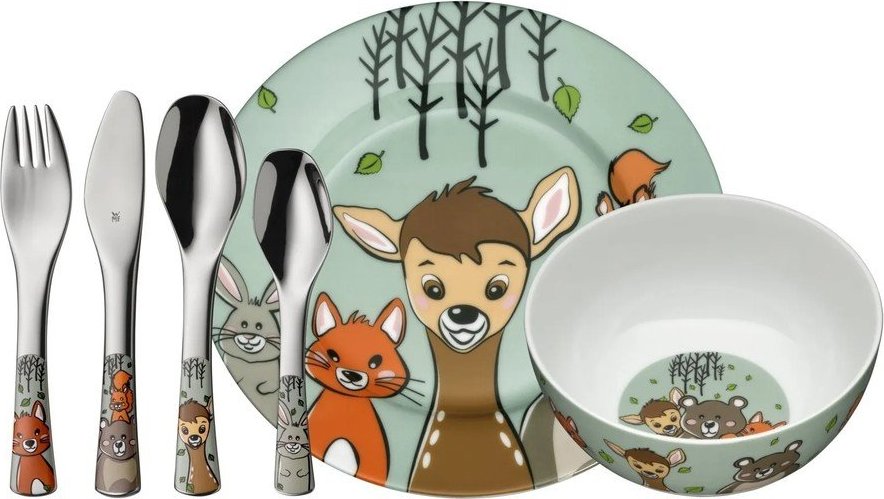 Porcelánová dětská jídelní sada 6 ks Forest Friends – WMF WMF
