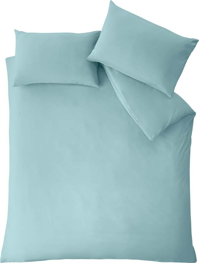 Modré povlečení na dvoulůžko/prodloužené 260x220 cm So Soft Non-Iron – Catherine Lansfield Catherine Lansfield