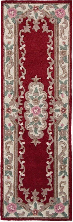 Červený vlněný koberec Flair Rugs Aubusson