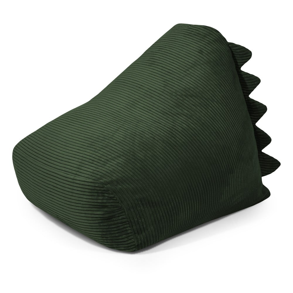 Zelený manšestrový dětský sedací vak Snug 80 Dragon – SLOWDOWN SLOWDOWN