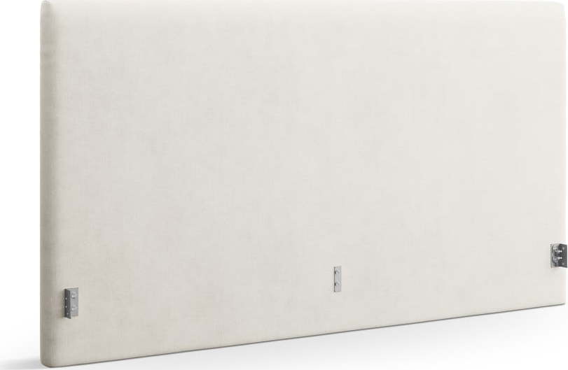 Krémové čalouněné čelo postele 210