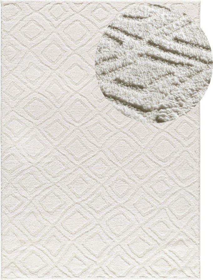 Bílý koberec 64x120 cm Juno – Universal Universal