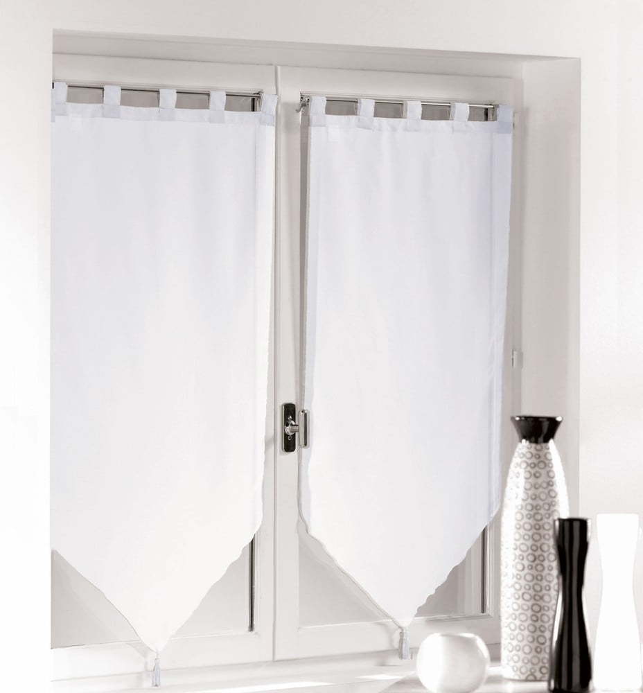 Bílé voálové záclony v sadě 2 ks 60x160 cm Voiline – douceur d'intérieur Douceur d intérieur