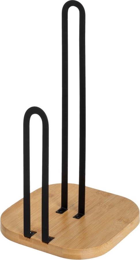 Černý/v přírodní barvě kovový stojan na papírové utěrky – Casa Selección Casa Selección