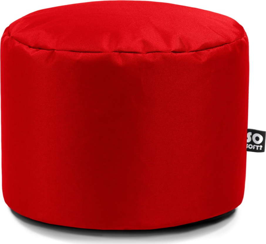 Červený dětský sedací vak Dot M – So Soft? So Soft?