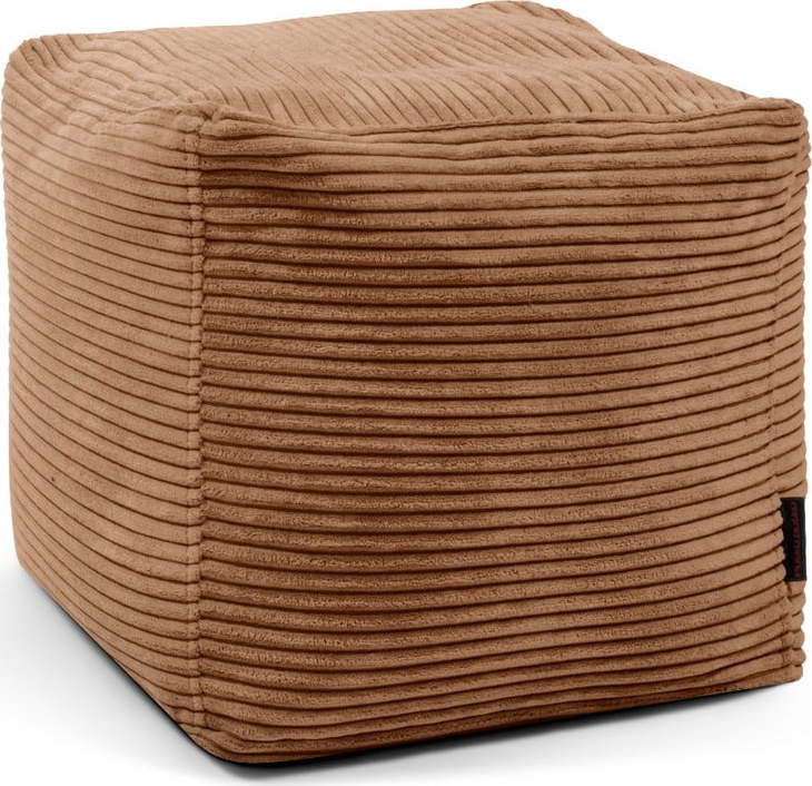 Hnědý manšestrový sedací vak Up! MooG – SLOWDOWN SLOWDOWN