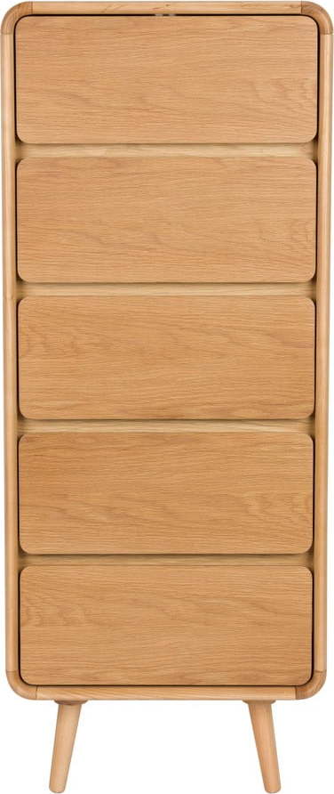 Komoda z jasanového dřeva v přírodní barvě 45x112x40 cm Rise – Zuiver Zuiver