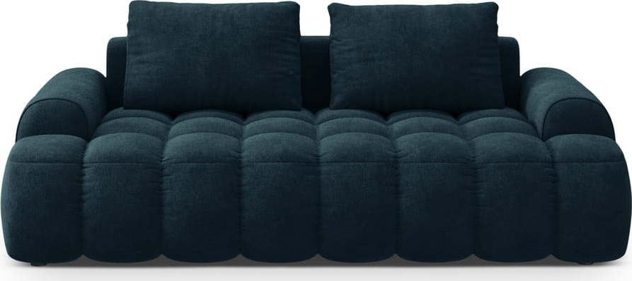 Sametová pohovka v petrolejové barvě 200 cm Linz – Cosmopolitan Design Cosmopolitan design