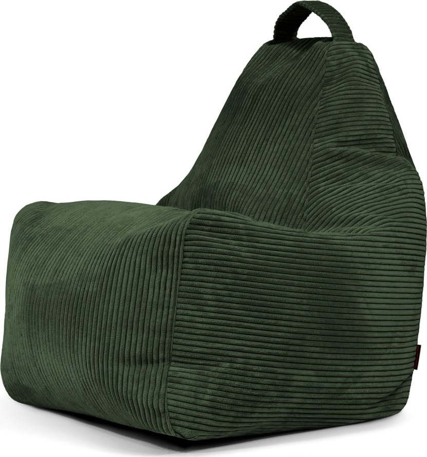 Zelený manšestrový sedací vak Play Amuse – SLOWDOWN SLOWDOWN