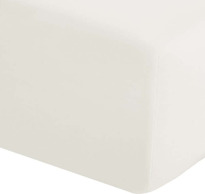 Krémové napínací perkálové prostěradlo 135x190 cm Easy Iron Percale – Catherine Lansfield Catherine Lansfield