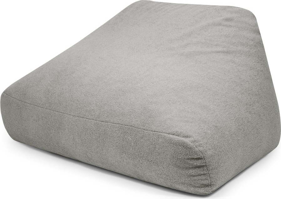 Světle šedý sedací vak z textilie bouclé Sofa Snug – SLOWDOWN SLOWDOWN
