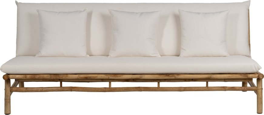 Bílá pohovka 200 cm Bamboo – Ixia Ixia