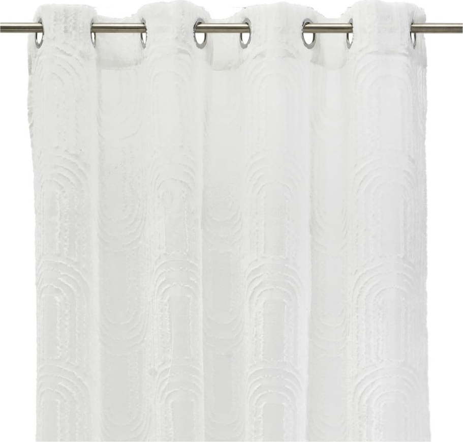 Bílá záclona 140x260 cm Relief Arch – Casa Selección Casa Selección