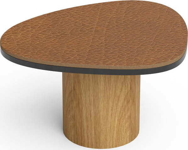 Koňakově hnědý nástěnný ocelový háček Dot S Bull – LIND DNA Lind DNA