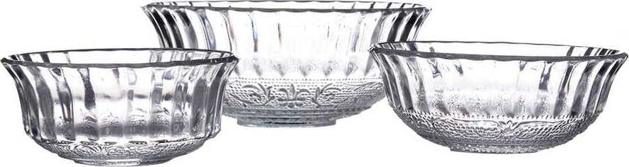 Skleněné misky v sadě 3 ks Romance – Casa Selección Casa Selección