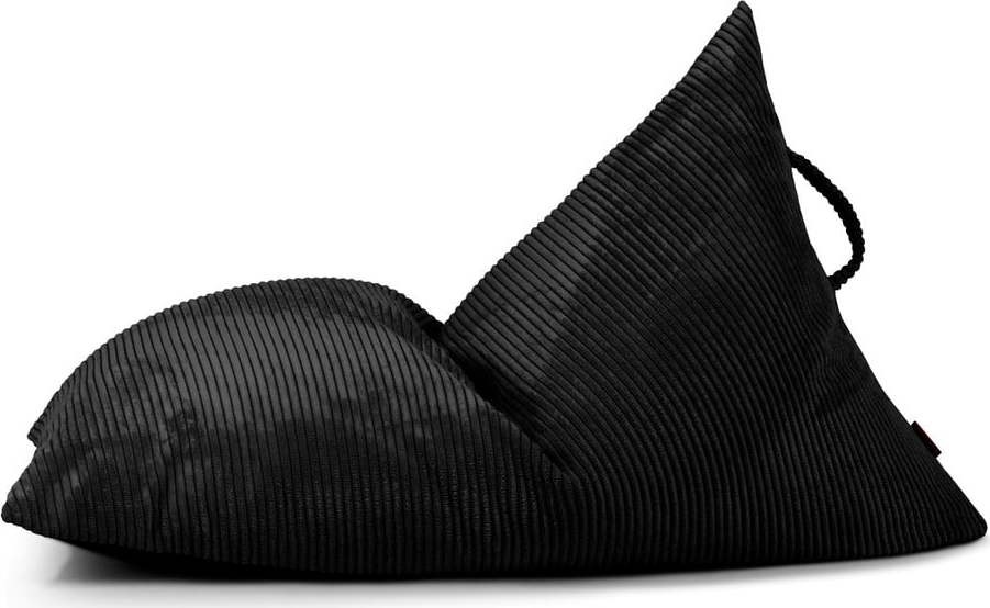 Černý manšestrový dětský sedací vak Razzy – SLOWDOWN SLOWDOWN