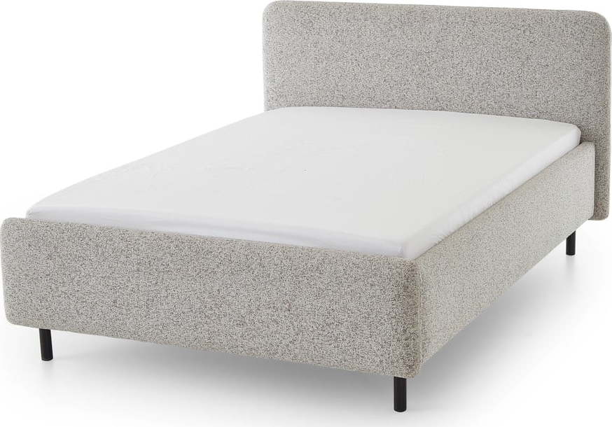 Béžová čalouněná dvoulůžková postel bez roštu 140x200 cm Primo – Meise Möbel Meise Möbel