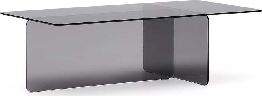 Šedý skleněný konferenční stolek 60x120 cm Zaren – Kave Home Kave Home
