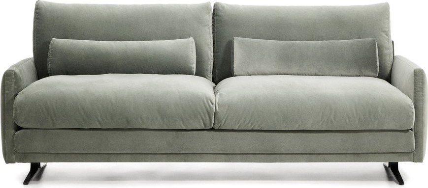 Zelená sametová pohovka 210 cm Veliro – Kave Home Kave Home