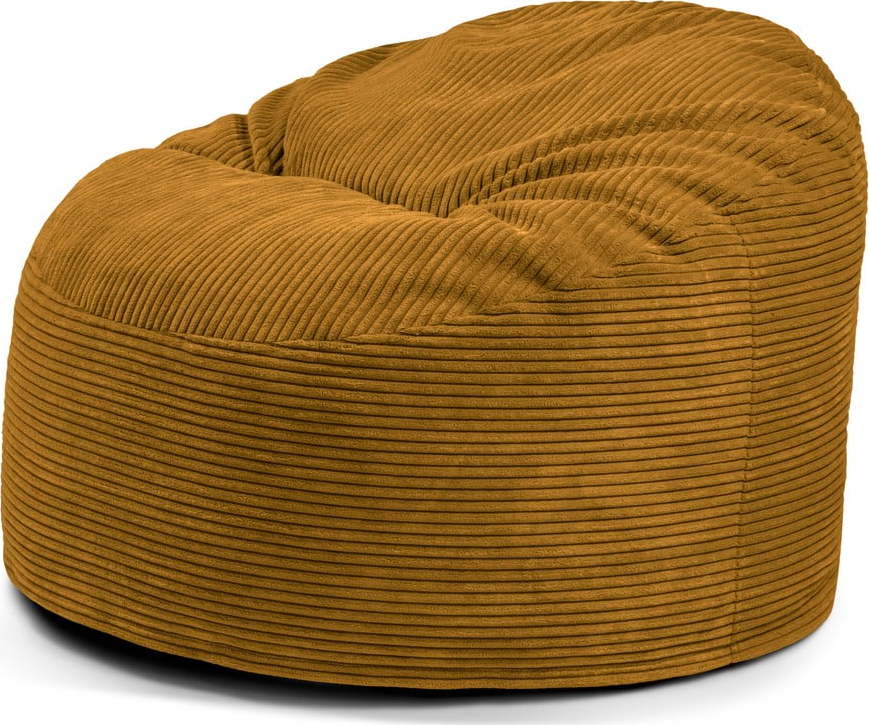 Manšestrový dětský sedací vak v hořčicové barvě Om 85 – SLOWDOWN SLOWDOWN