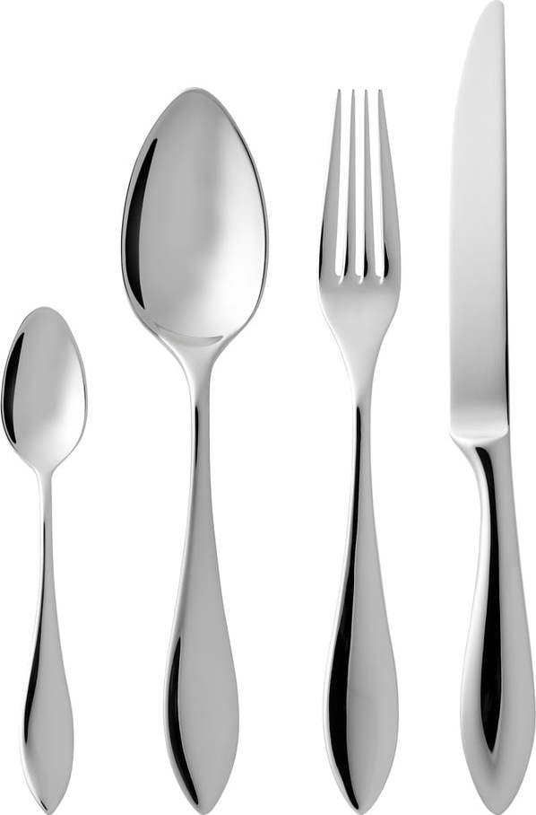 Nerezový příbor ve stříbrné barvě 16 ks Indra – Gense Gense