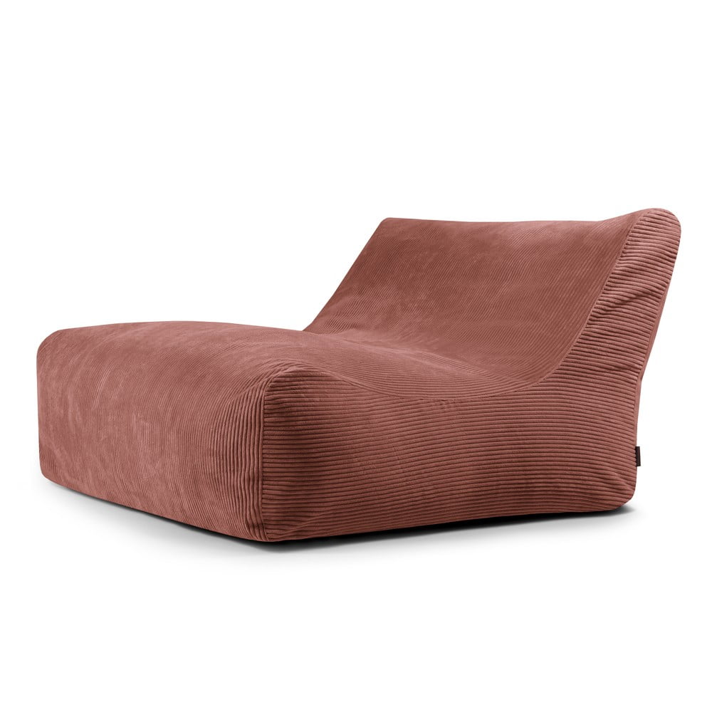 Manšestrový sedací vak v cihlové barvě Sofa Lounge – SLOWDOWN SLOWDOWN