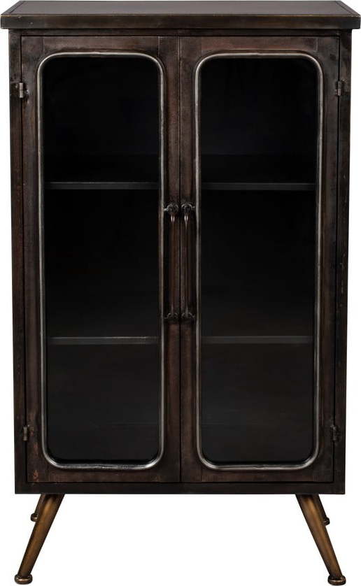 Černá kovová vitrína 60x100x35 cm Denza – Dutchbone Dutchbone