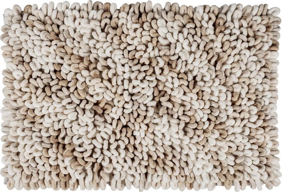 Béžová textilní koupelnová předložka 60x90 cm Lerici – Wenko WENKO