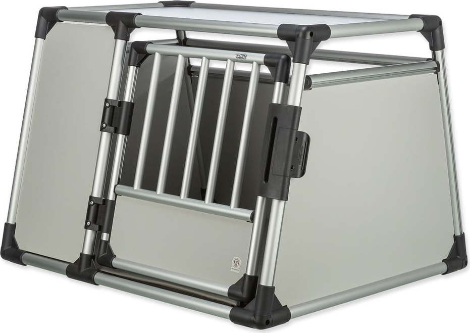 Přepravka pro domácího mazlíčka ve stříbrné barvě 65x93 cm Trixie L – Plaček Pet Products Plaček Pet Products