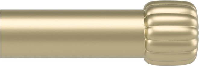 Ocelová roztažitelná garnýž v matně zlaté barvě 168 - 305 cm Cleo – Umbra Umbra