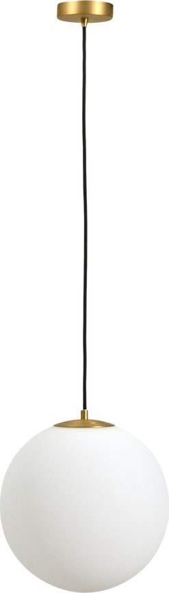 Bílé/ve zlaté barvě závěsné svítidlo se skleněným stínidlem ø 10 cm Brisia – Kave Home Kave Home