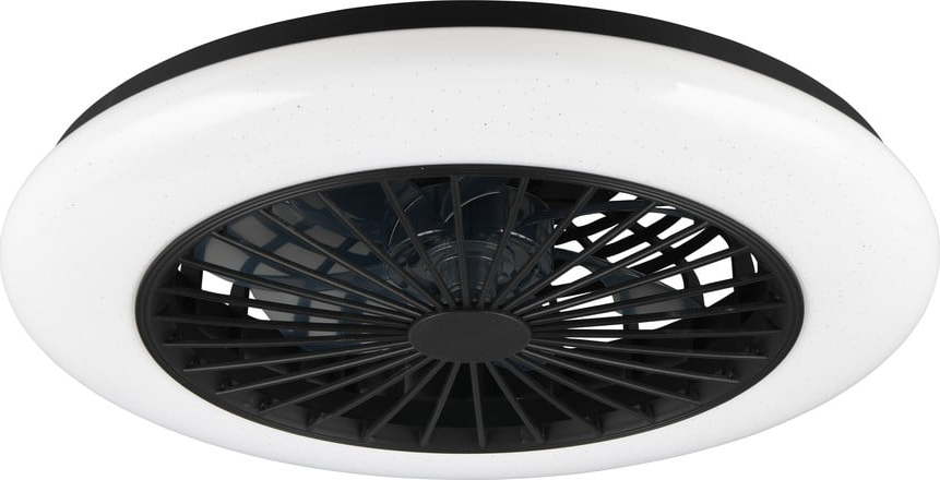 Matně černé LED stropní svítidlo Stralsund – Trio TRIO