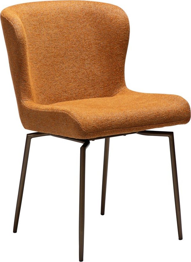 Hnědá čalouněná jídelní židle Glam – DAN-FORM Denmark ​​​​​DAN-FORM Denmark