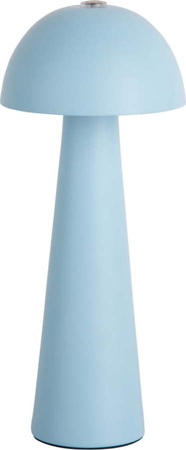 Světle modrá LED stolní lampa (výška 16