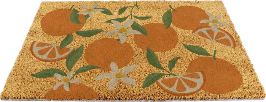Rohožka z kokosového vlákna 40x60 cm Orange – Artsy Doormats Artsy Doormats