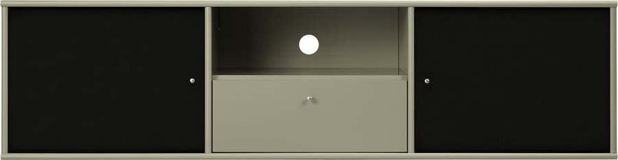 Khaki/černý TV stolek 161x42x45 cm Mistral – Hammel Furniture Hammel Furniture