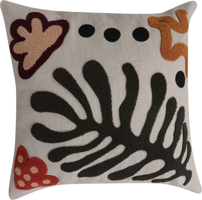 Lněný dekorační polštář 43x43 cm Kardelen – Mioli Decor Mioli Decor