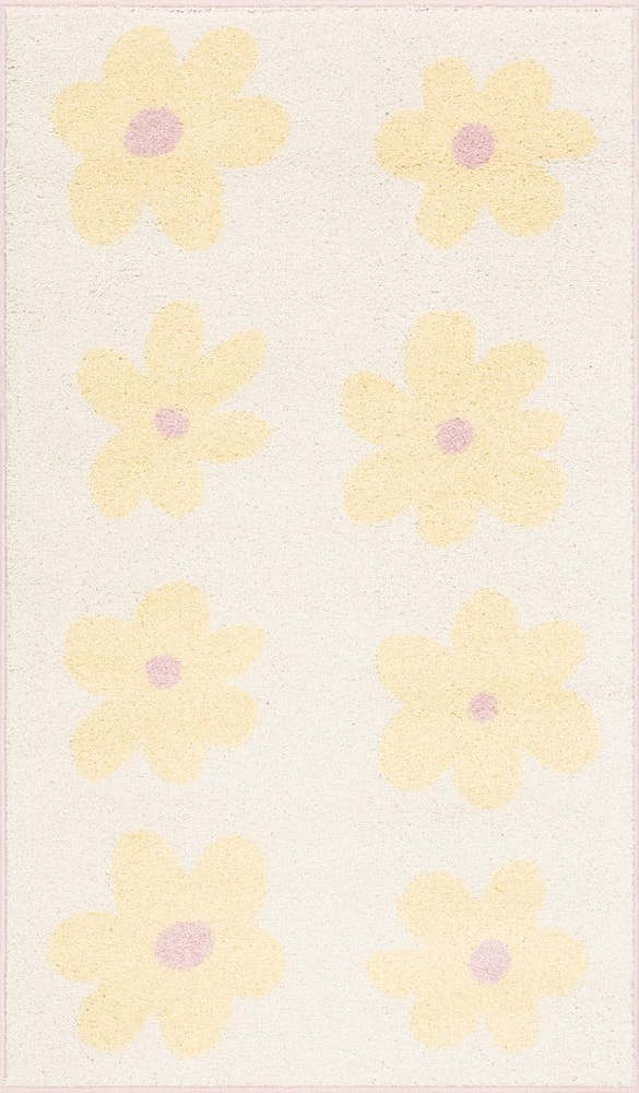 Žlutý/slonovinový dětský koberec 120x170 cm Dazzy Vanilla – FD FD